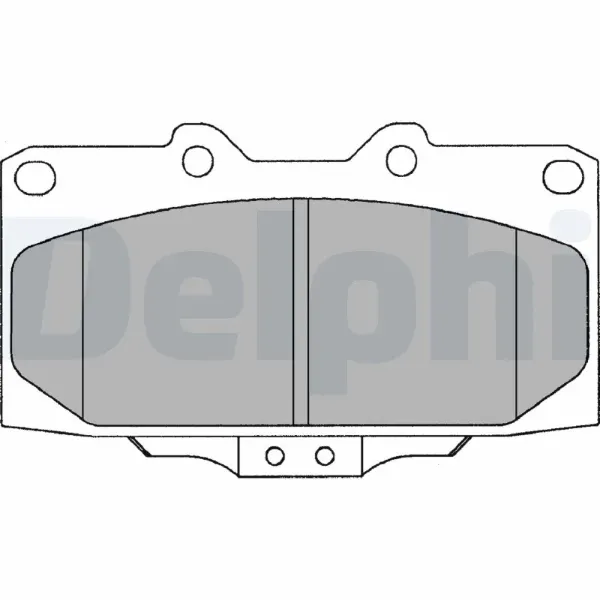 Pastillas de freno LP1020 Delphi