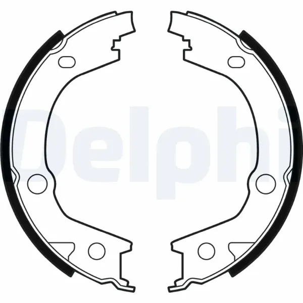 Zapatas de freno de mano LS2001 Delphi