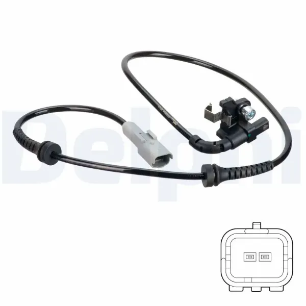 Sensor ABS trasero SS20694 Delphi