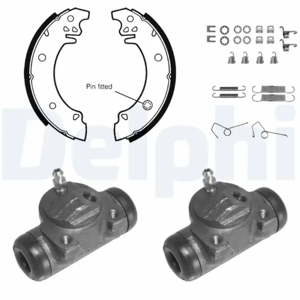 Zapatas de freno 634 Delphi