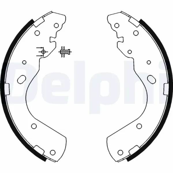 Zapatas de freno LS1897 Delphi