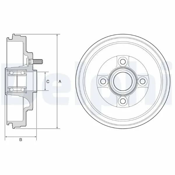 LH7509 DELPHI Tubo freno 625 mm, M10x1 90°DF | AUTODOC prezzo e recensioni