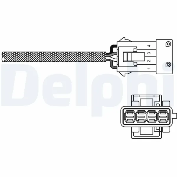 Sonda lambda, sensor de oxígeno antes del catalizador izquierdo ES1079712B1 Delphi