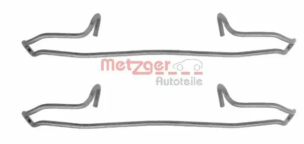 Juego de resortes de sujeción de pastillas de freno delanteras Citroen C4 GRAND PICASSO I