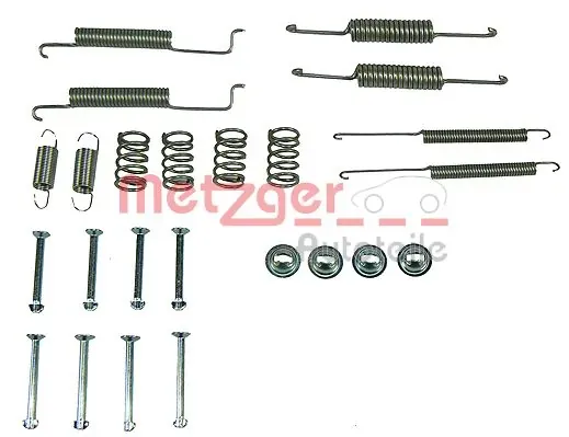 Kit de montaje de zapatas de freno traseras Volkswagen Jetta I