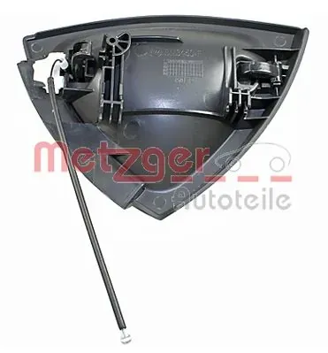 Manija exterior izquierda de puerta delantera 2310553 Metzger