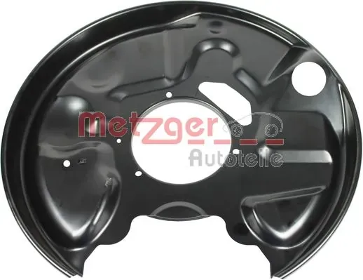 Protector de disco de freno trasero izquierdo 6115033 Metzger