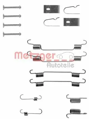 Kit de montaje de zapatas de freno traseras Suzuki Alto II