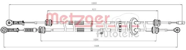 Cables de caja de cambios Mercedes A W176