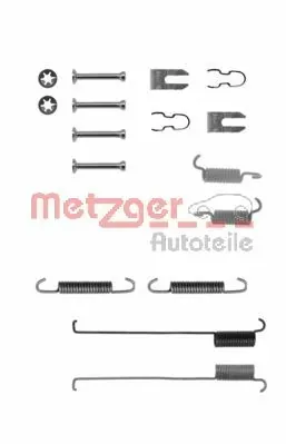 Kit de montaje de zapatas de freno traseras Fiat Punto II