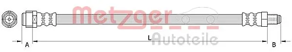Latiguillos de freno delantero Mercedes ML/GLE W166