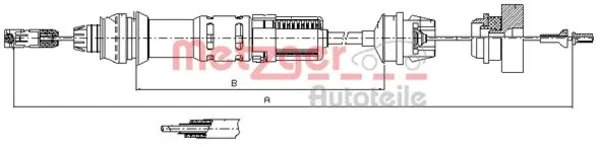 Cable de embrague Citroen Xsara (N0)