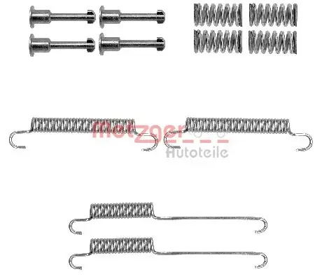 Kit de montaje de zapatas de freno traseras Chrysler Voyager II GS