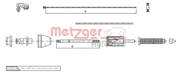 Silga de acelerador Renault Twingo 1 (C06)