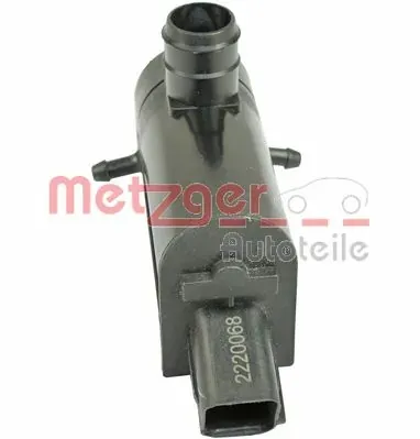 Bomba de agua limpiaparabrisas, delantera 2220068 Metzger