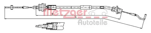 Cable del acelerador 35411157546 BMW