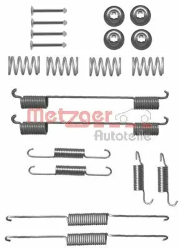 Kit de montaje, zapatas de freno traseras Dodge Caravan SE (NS)
