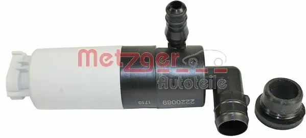 Bomba de agua limpiaparabrisas, delantera 2220089 Metzger