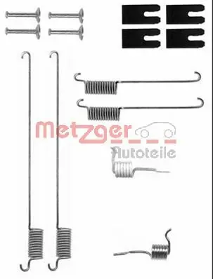 Kit de montaje de zapatas de freno traseras Land Rover Freelander I