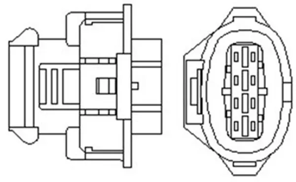 Sonda lambda de oxígeno posterior al catalizador 466016355089 Magneti Marelli