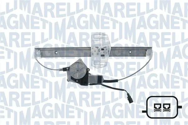 Mecanismo de elevalunas de la puerta trasera izquierda Jeep Wrangler JL