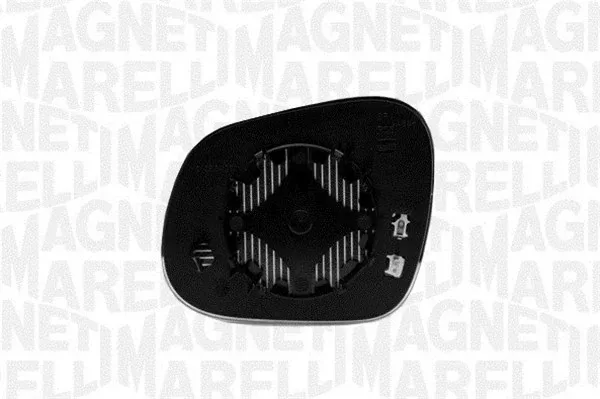 Cristal de espejo retrovisor exterior izquierdo 351991307290 Magneti Marelli