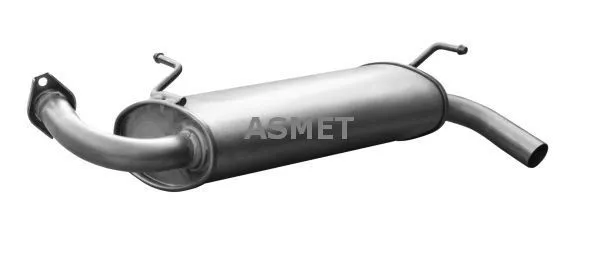 Silenciador trasero 25017 Asmet