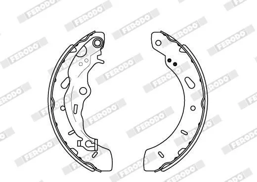 Zapatas de freno FSB4164 Ferodo