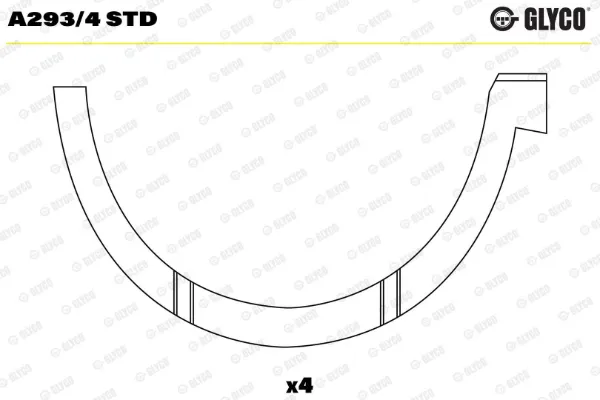 Juego de discos distanciador, cigüeñal, STD 1736755 DAF