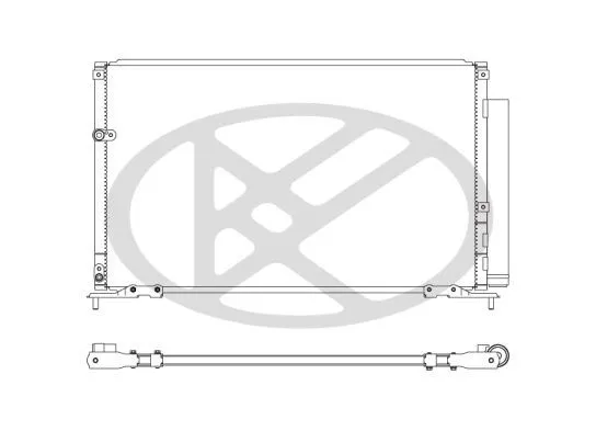 Condensador aire acondicionado CD080383M Koyorad