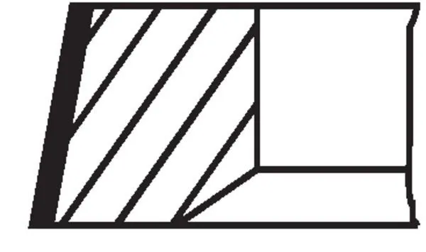 Aros de pistón para 1 cilindro, STD 08329N0 Mahle Original