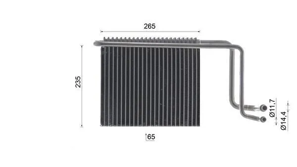Evaporador de aire acondicionado AE65000S Mahle Original