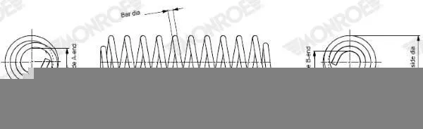 Muelle delantero RP0133 Goodrem