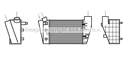 Intercooler Audi A4 B6