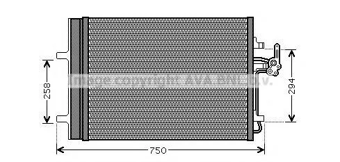 Condensador aire acondicionado Ford Mondeo IV