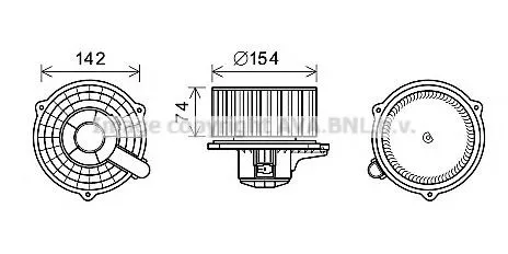 Ventilador habitáculo Hyundai H-1 STAREX Grand Starex