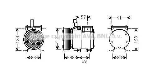 Compresor de aire acondicionado Hyundai H-1 STAREX Starex