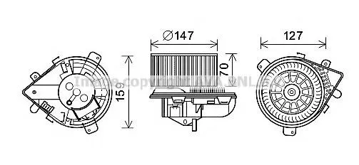 Ventilador habitáculo Fiat Scudo COMBINATO