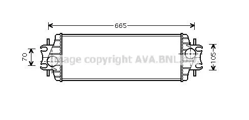 Intercooler Opel Vivaro A