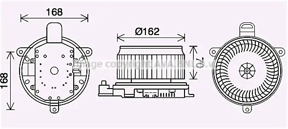 Ventilador habitáculo Toyota Land Cruiser J200