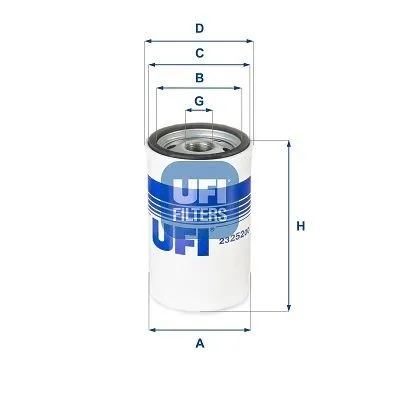 Filtro de aceite 2325200 UFI