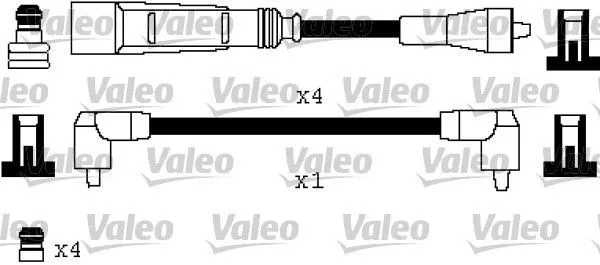 Cables de bujías 346333 VALEO