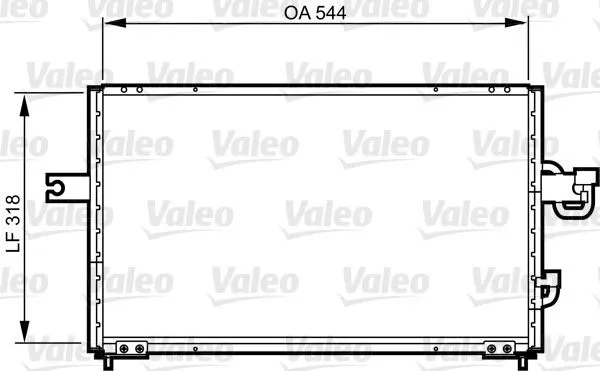 Condensador aire acondicionado Hyundai Accent I
