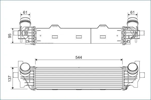 Intercooler BMW 7 G11, G12