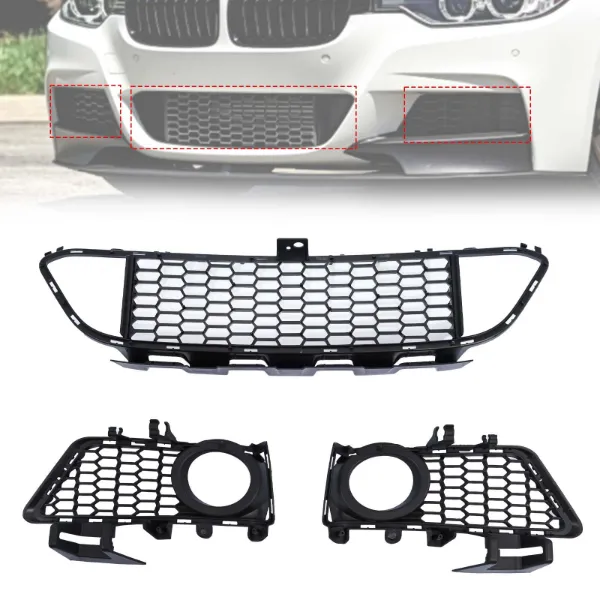Rejilla central del parachoques delantero 51118068124 BMW