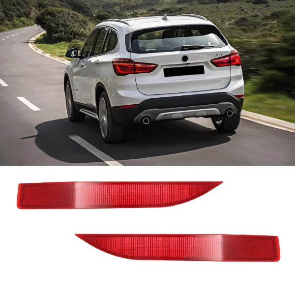 Reflector trasero izquierdo del parachoques 61617355547 BMW