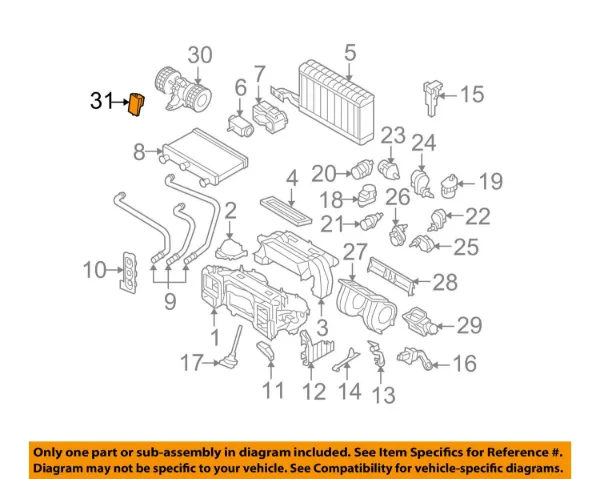Resistencia de calefacción 67636988452 BMW