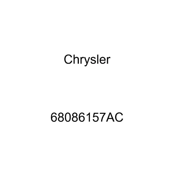 Cárter de aceite del motor 68086157AC Chrysler