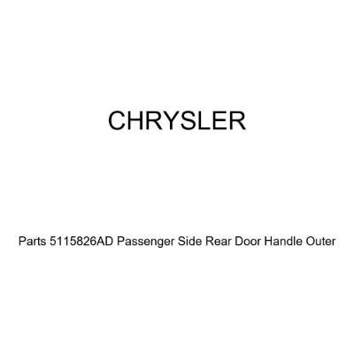 Manija exterior derecha de puerta trasera CHRYSLER 5115826AD