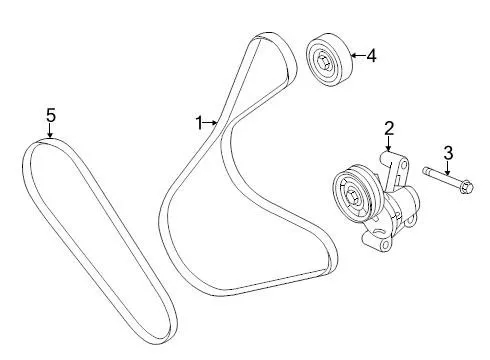 Polea correa distribución DS7Z8678A Ford